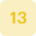 Number 13 Icon