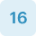 Number 16 Icon